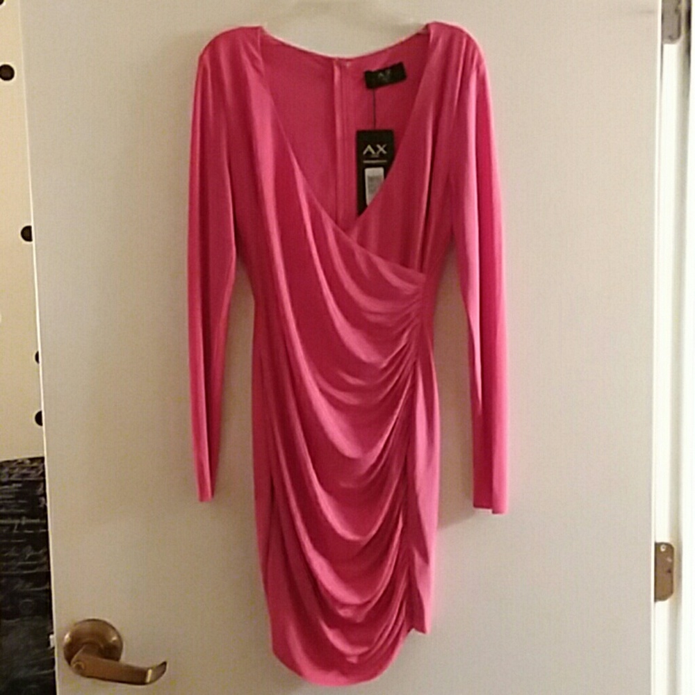 Hot pink dress